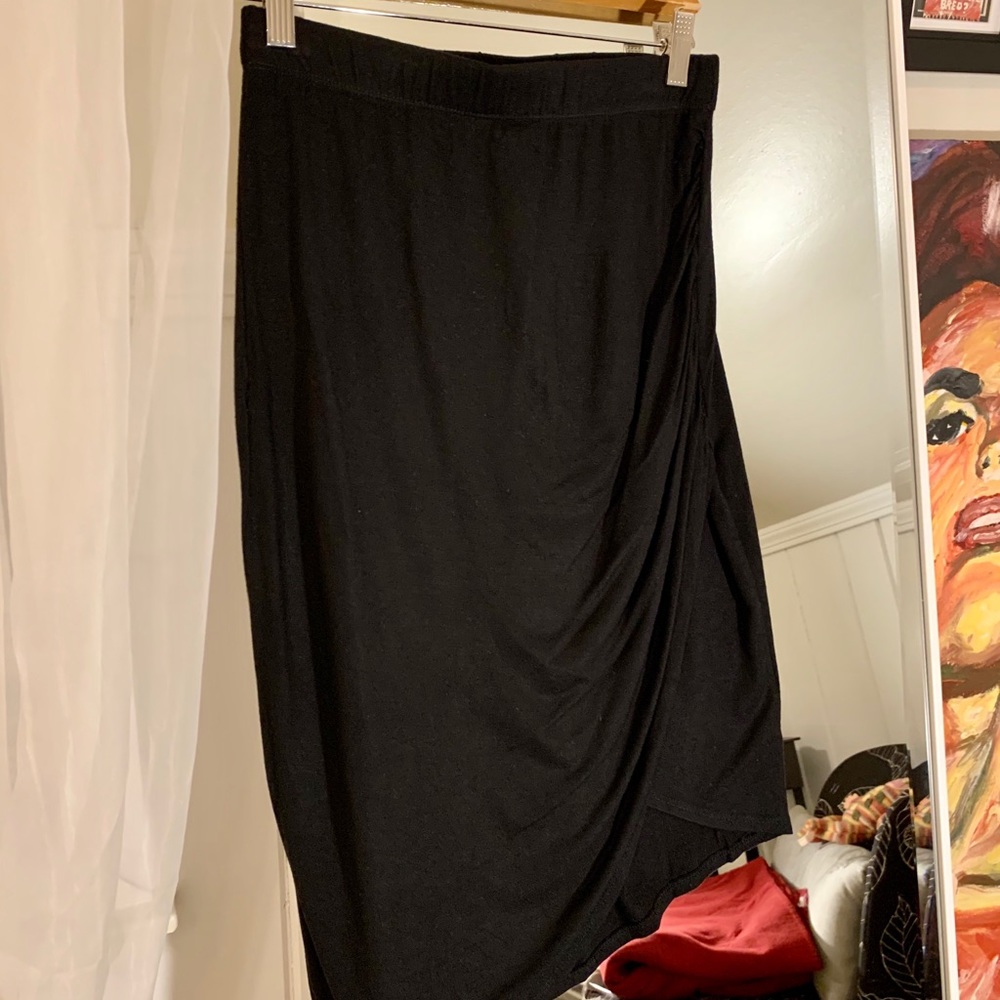 Bobeau Asymmetric Soft Skirt